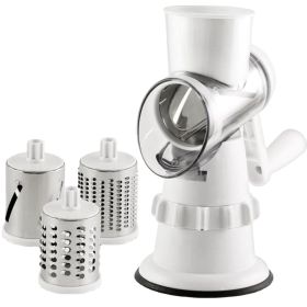 3 In 1 Vegetable Slicer Manual Kitchen Accessories Grater For Vegetable Cutter Round Chopper Mandolin Shredder Potato Home Kitchen Supplies Kitchen Ga