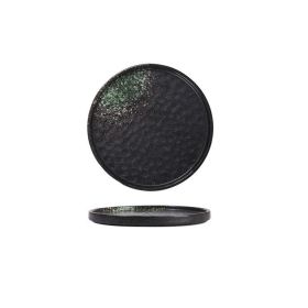 Ceramic Steak Creative Pasta Western Food Pizza Plate (Option: Green Forest Disk-10inches)
