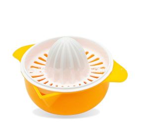 Juicer Manual Lemon Juice Press (Color: Orange)