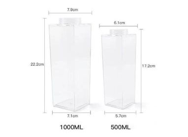 Square Milk Cup Internet Celebrity (Option: 500ml)