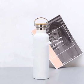304 Stainless Steel Insulated Cup Sports Car Outdoor (Option: White-500ML)